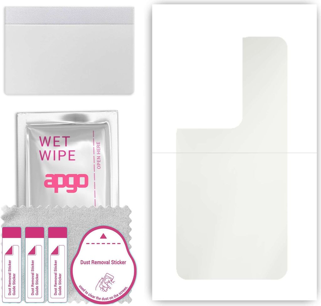 apgo Rückseite Schutzfolie, Matt, kompatibel mit Oppo Reno8 Pro, Hinten Hydrogel-Displayschutzfolie mit Positionierhilfe, kratzfest, einfache Montage