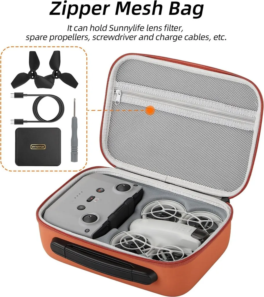 Sac DJI Neo spécial voyage, mallette compacte pour drone et accessoires