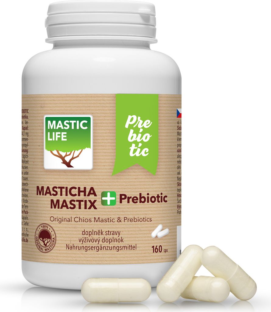 Masticlife Prebiotic - Original Chios Mastix & Prebiotika, 160 Kapseln