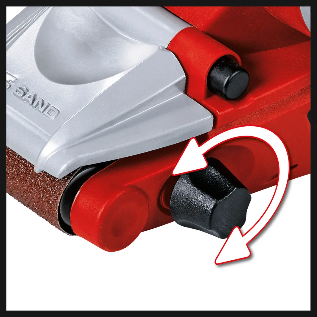 Ponceuse à bande stationnaire et mobile Einhell TE-BS 85 40 E robuste - 5