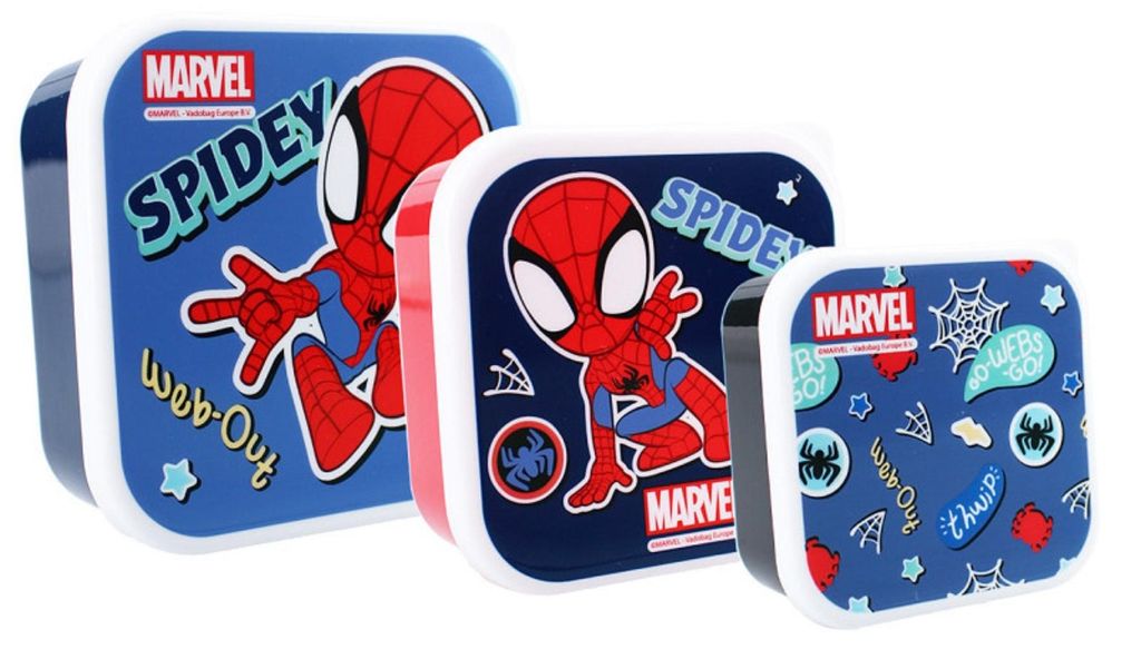Vadobag Snackbox 3 tlg. Brotboxen Spidey Fresh Bites Produktbild 