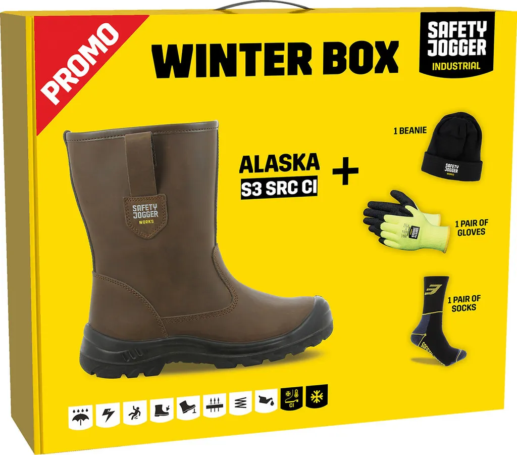 Chaussures de Travail Hivernales Safety Jogger 16056 pour Chantier