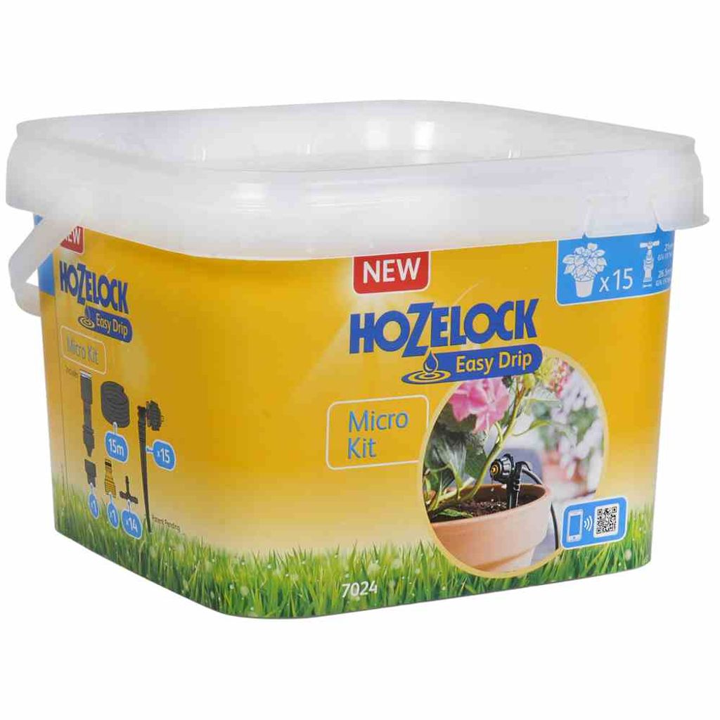 Hozelock Easy Drip Mikro-Kit für bis zu 15 Topfpflanzen, B90751