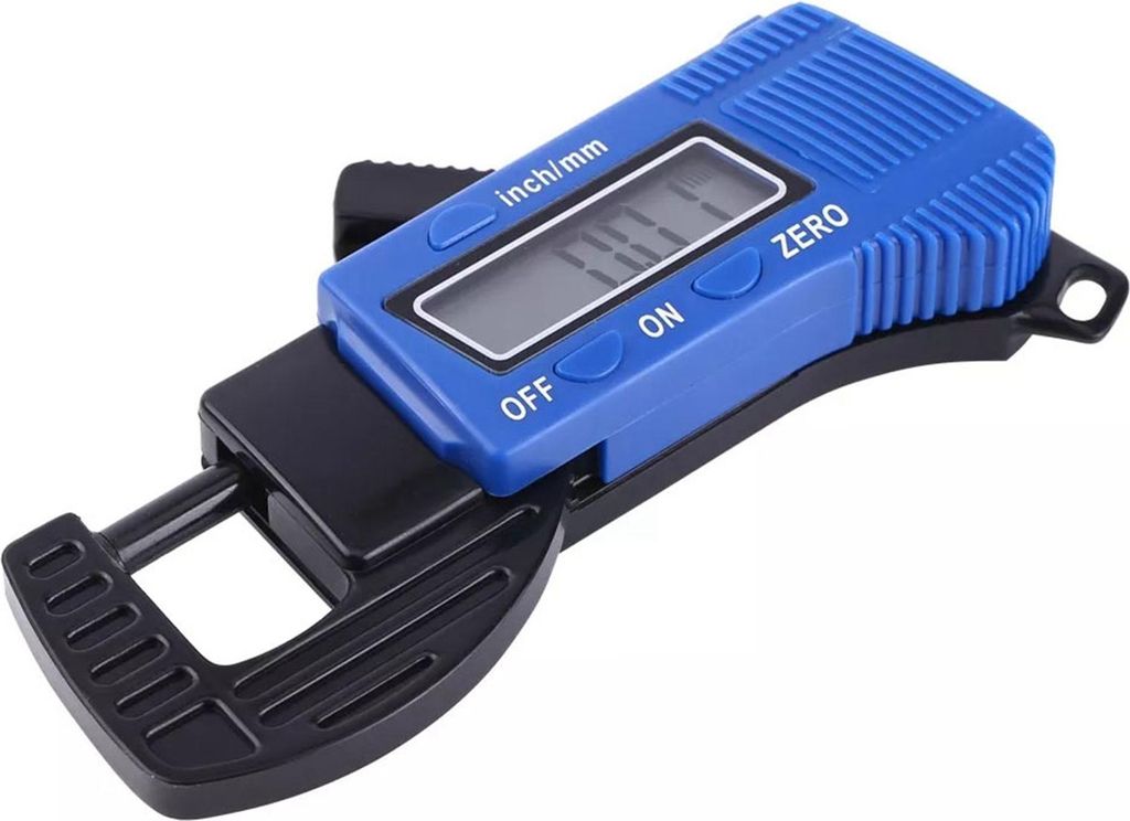 Digitales Dickenmessgerät mit Display, leicht, präzise 0,01 mm Auflösung, für Kunststoffdicken von 0 bis 12,7 mm