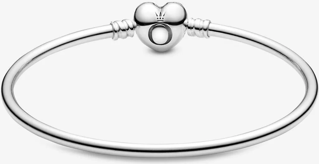 Bracelet Personnalisable Pandora Moments Cœur Argent pour Charms 16cm