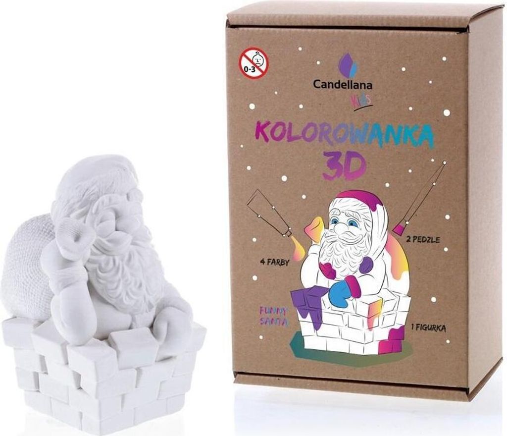 Zu bemalende Figur - Funny Santa