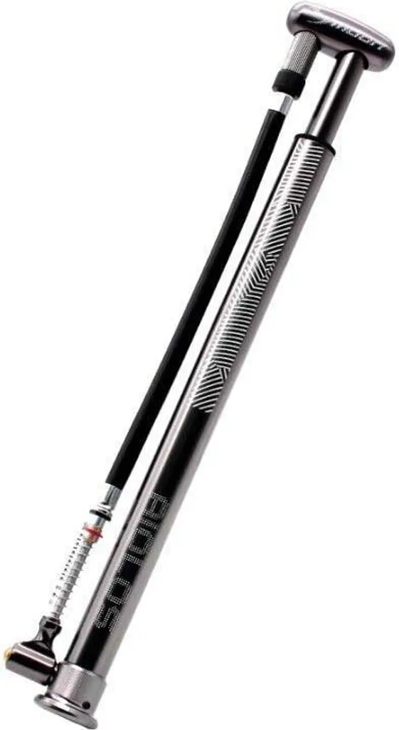 Gonfleur Vélo Moon Aiolos 210 PSI Argent pour Route et Manomètre