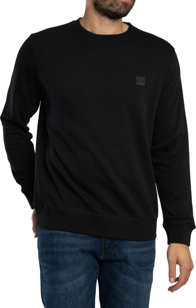 BOSS Westart Logo Sweatshirt, Schwarz L