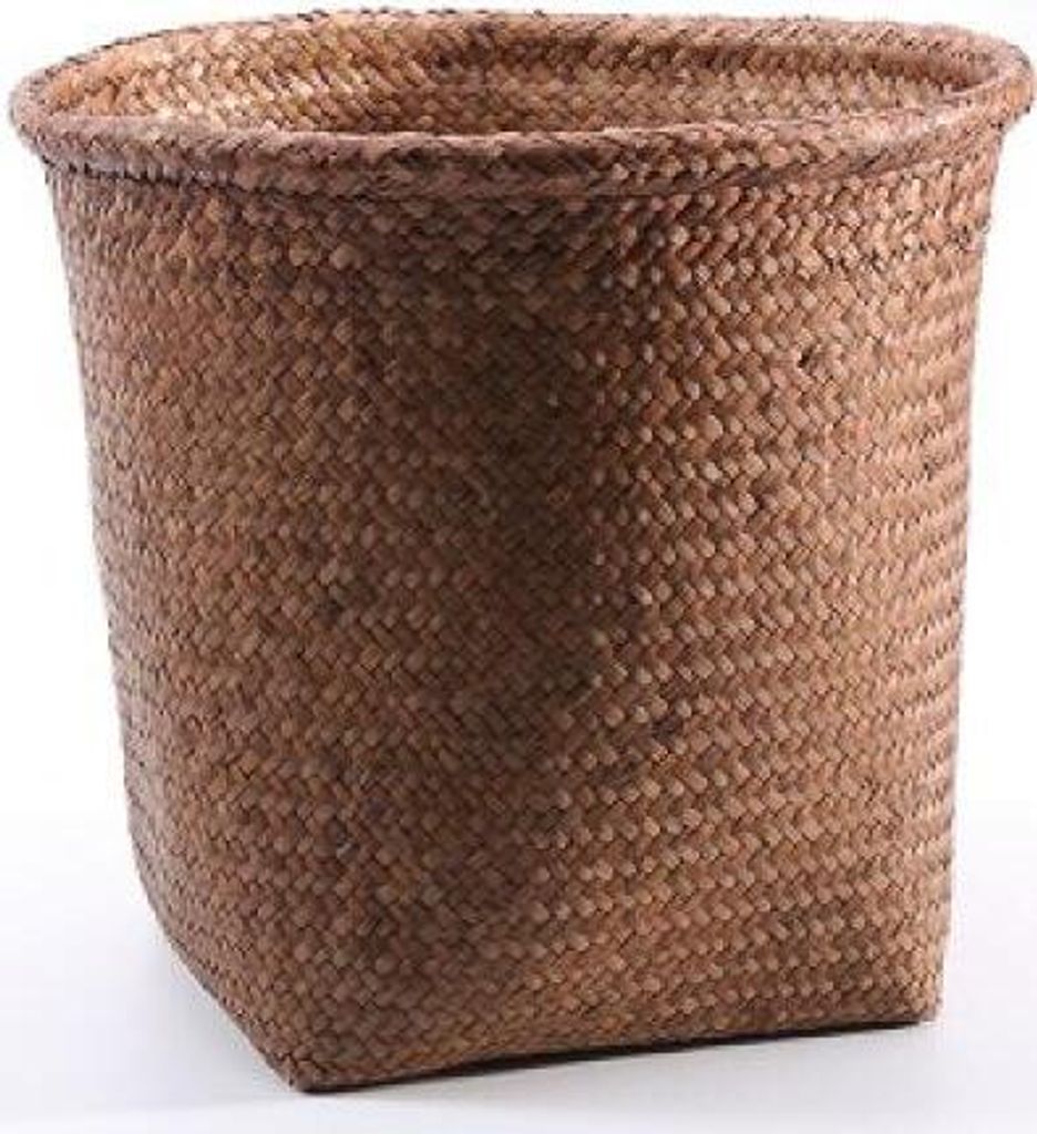 360Home Geflochtener Aufbewahrungskorb Storage basket Korb Vintage Dekorativ braun 24*15cm