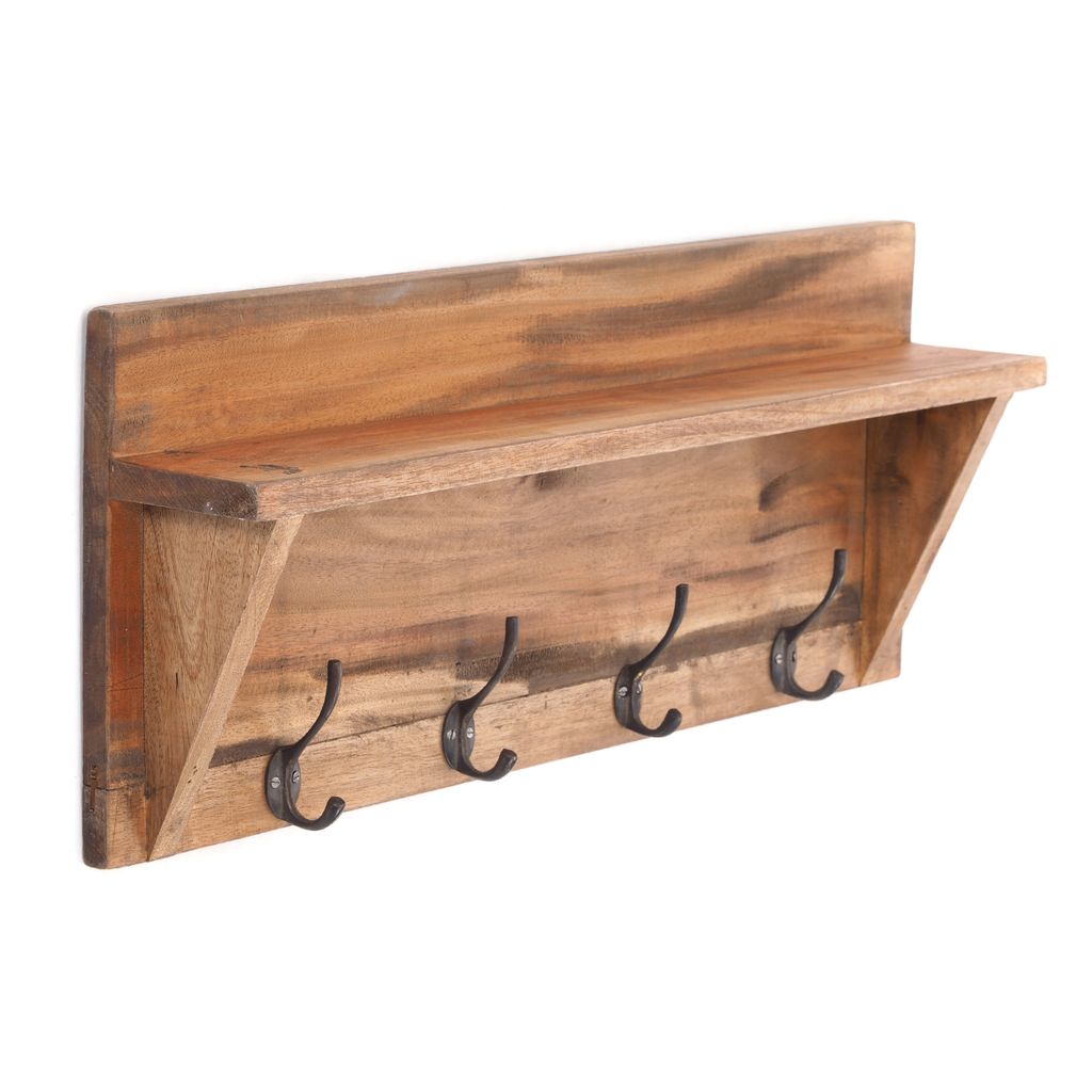 WANDGARDEROBE MIT REGAL "VINTAGE" | 60x26cm (BxH)  | Produktbild 