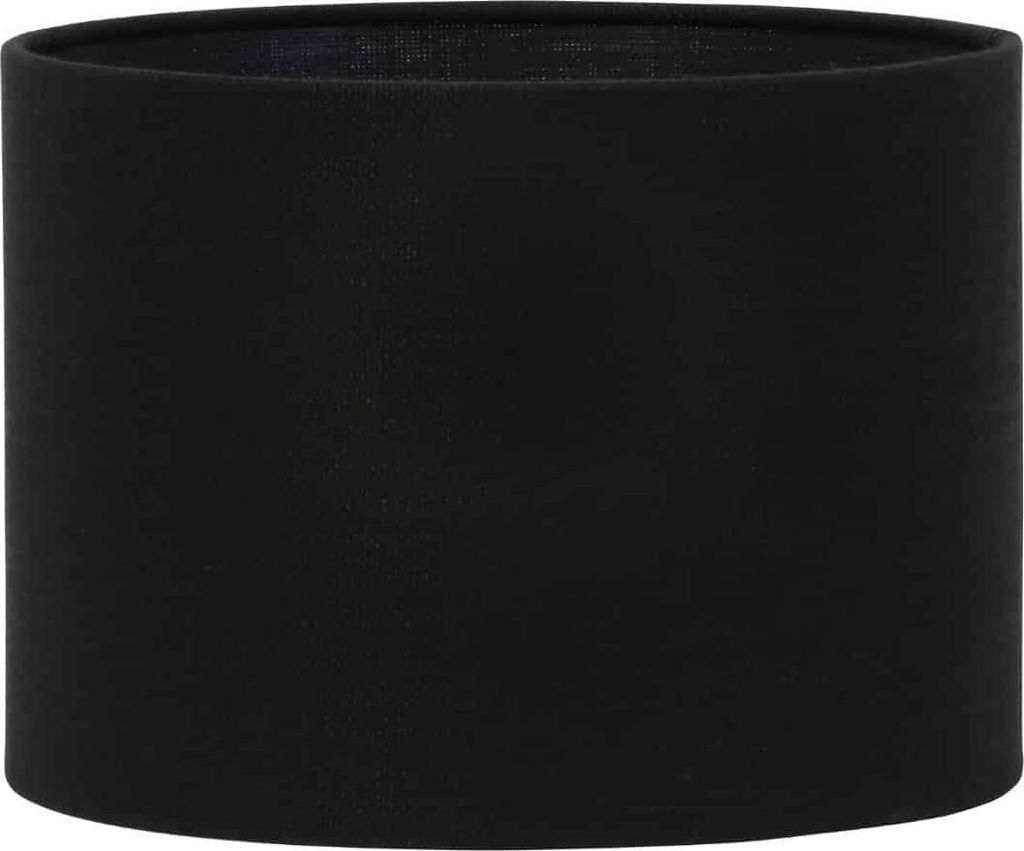 Light & Living - Lampenschirm Livigno - Schwarz - 20x20x15cm - Stoffschirm für E27