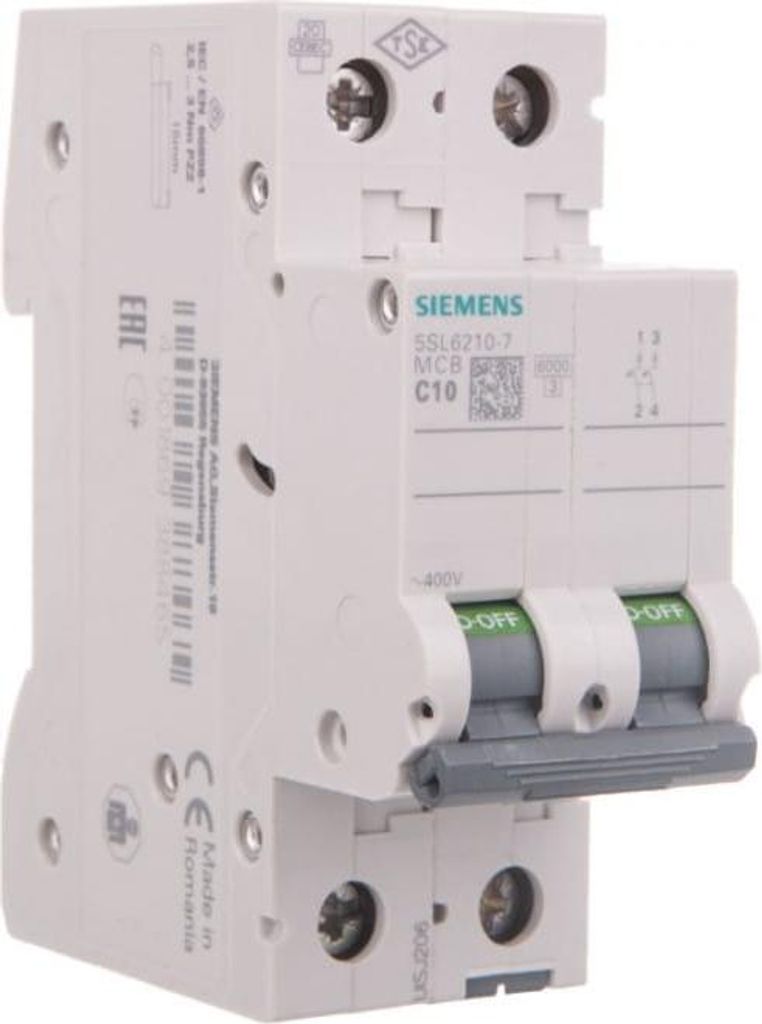 LS-Schalter C10A 2pol 5SL6210-7 (5SL62107)