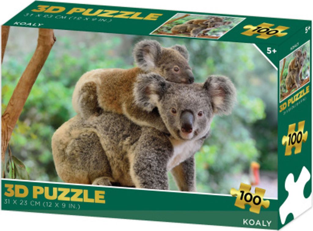 3D-Puzzle Koala 100 Teile 31x23 cm ab 5 Jahren Produktbild 