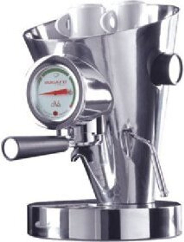 Bugatti DIVA Cromo Espressomaschine, Portionsgerät, Tassenwärmer, Milchaufschäumer