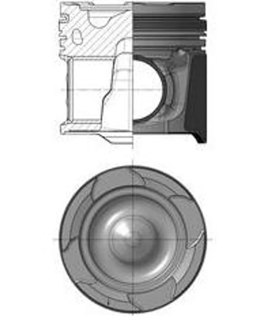 Piston KOLBENSCHMIDT robuste pour A4 8E et Serie 3 E93 - Référence 40910610