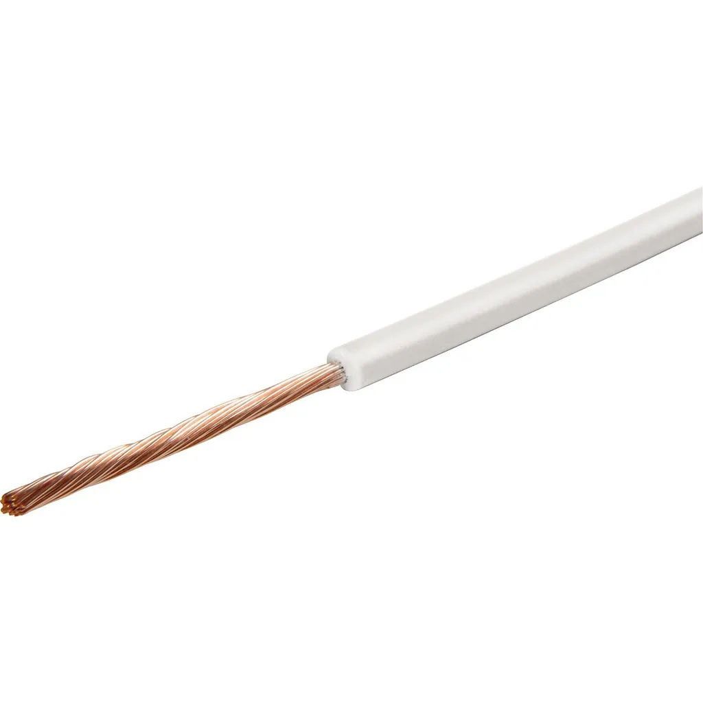 Câble automobile 1,5 mm² blanc pour installation feux et accessoires - 2