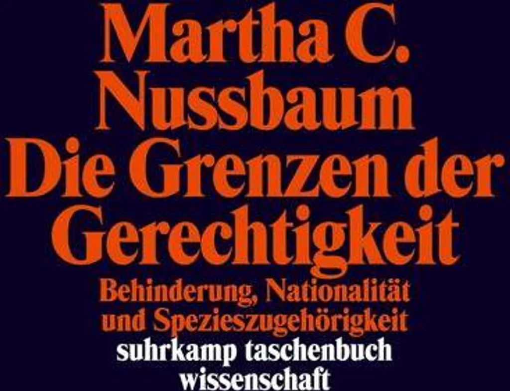 Die Grenzen der Gerechtigkeit - Nussbaum - Broché Suhrkamp