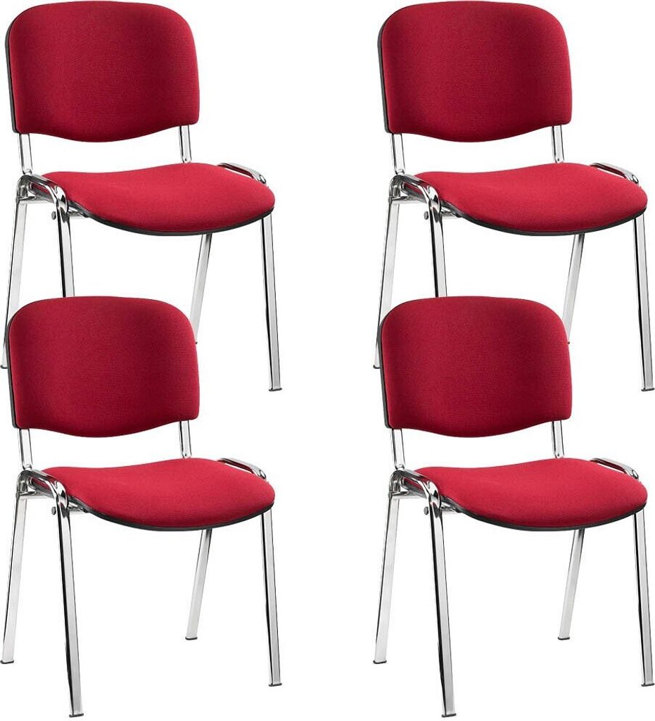 Nowy Styl Besucherstühle Iso ISO CR 1.3 C29 bordeaux Stoff, Produktbild 