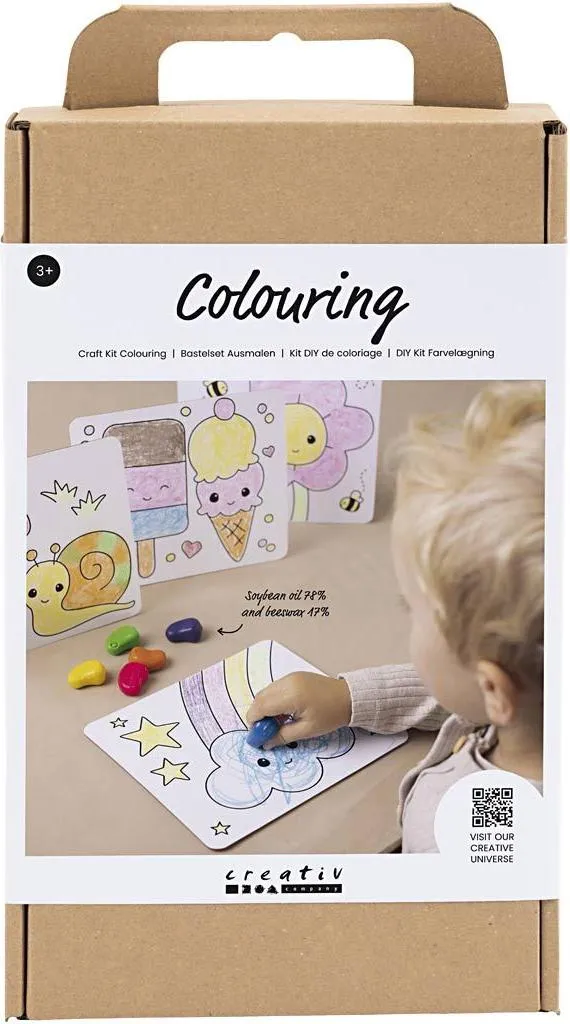Tableau à dessin anti-tache et kit de coloriage propre pour enfant