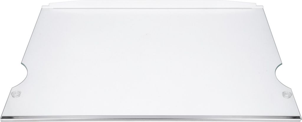 Glasplatte Glasscheibe Tragplatte Scheibe Glas Platte 430x340mm mit Leisten Kühlschrank Liebherr 7272810