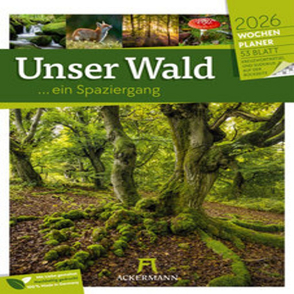Unser Wald Wochenplaner Kalender 2026