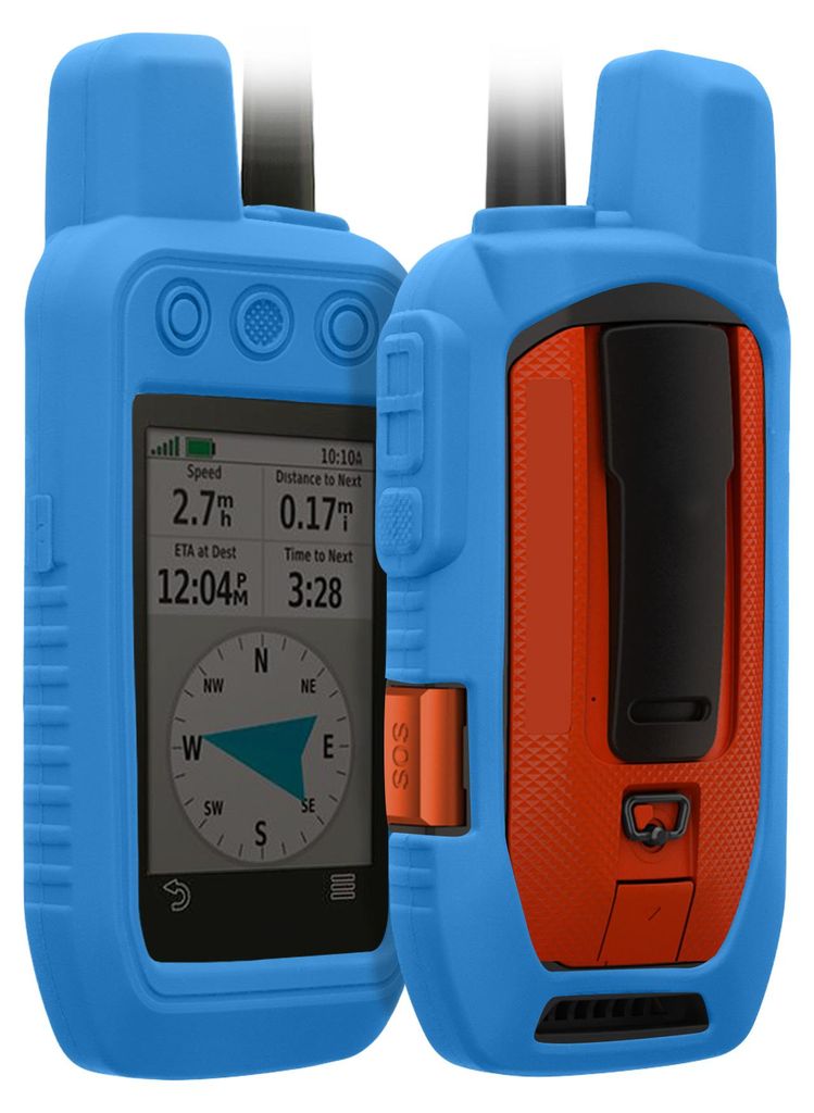 kwmobile Hülle für Garmin Alpha 200i / Alpha 300i Schutzhülle - Hülle für GPS Handgerät - Case in Blau