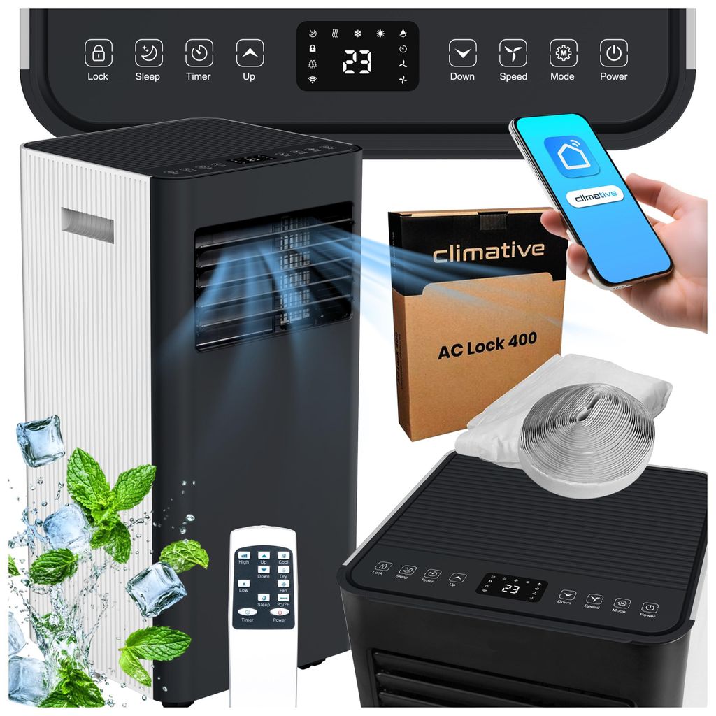 Přenosná klimatizace Climative DUO 3 kW, 3v1, do 30 m², Obrázek produktu 