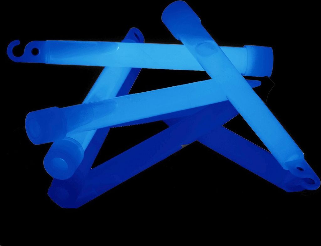 Ultrahelle Blaue Notfall Power Knicklichter – 2h Produktbild 