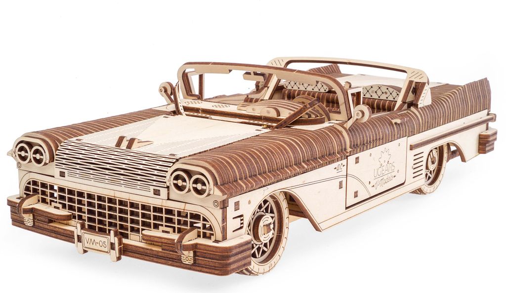 UGEARS 3D-Puzzle Traum-Cabrio VM-05, 735 Teile Produktbild