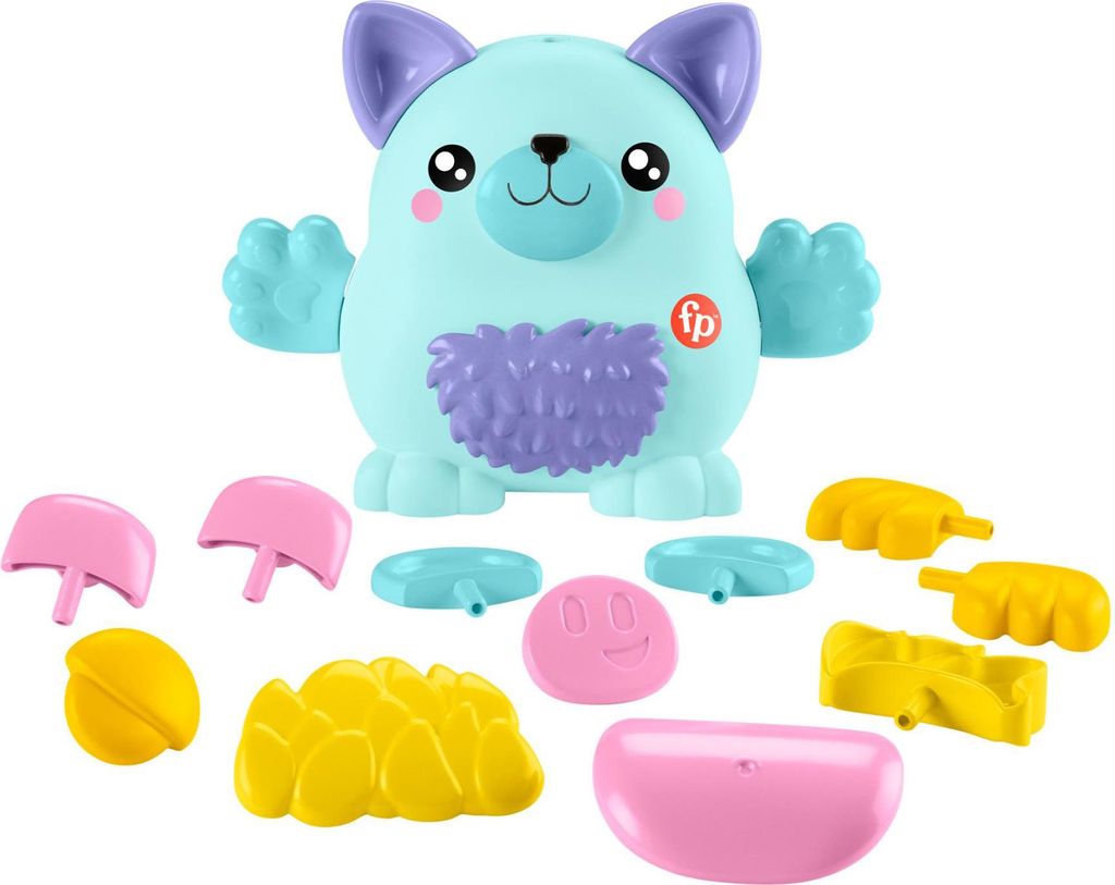 Fisher-Price Spielzeug fr Kinder im Kindergartenalter FP Pets Tier zum Kombinieren, kreatives Bauset mit 18 Teilen zum Rollenspiel fr Kinder ab 3 J...
