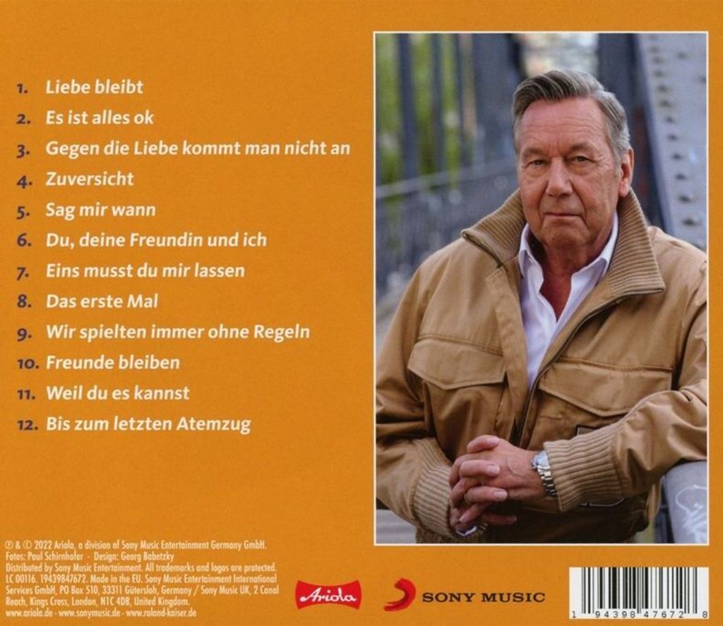 CD Roland Kaiser - Perspektívy Obrázok produktu 2