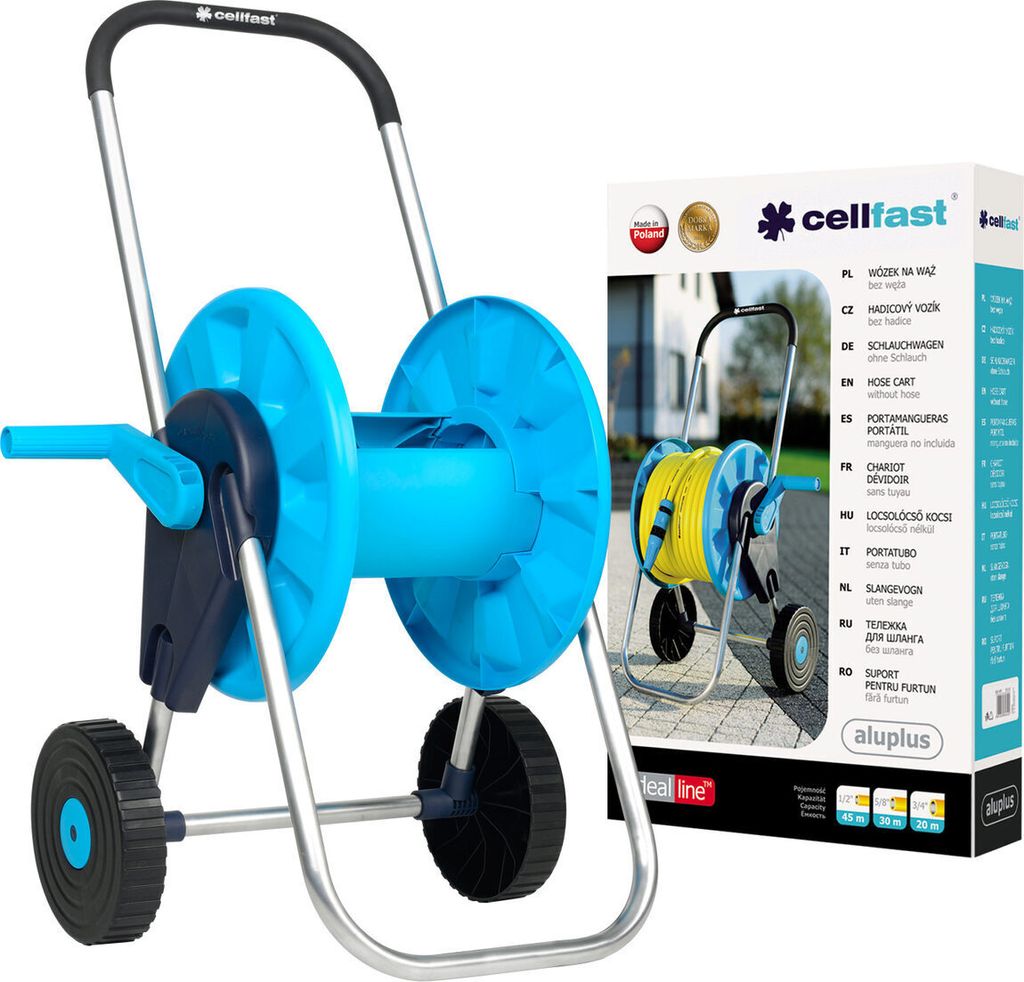 Vozík na záhradnú hadicu, 1/2"-45 m, 3/4"-20 m, Cellfast Obrázok produktu 5