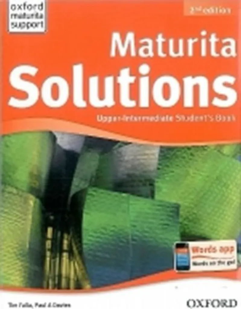 Méthode Anglais Maturita Solutions Upper Intermediate pour Lycéens B2