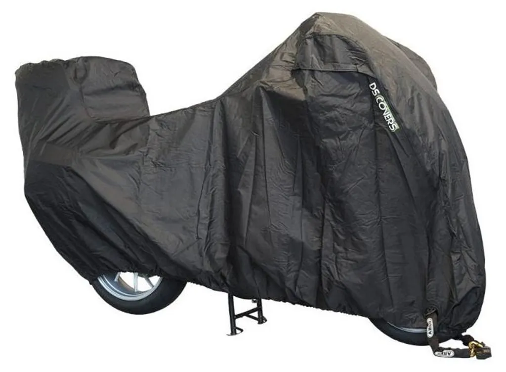 Bâche de Protection Moto pour Grand Topcase - ALFA XL Noire Imperméable