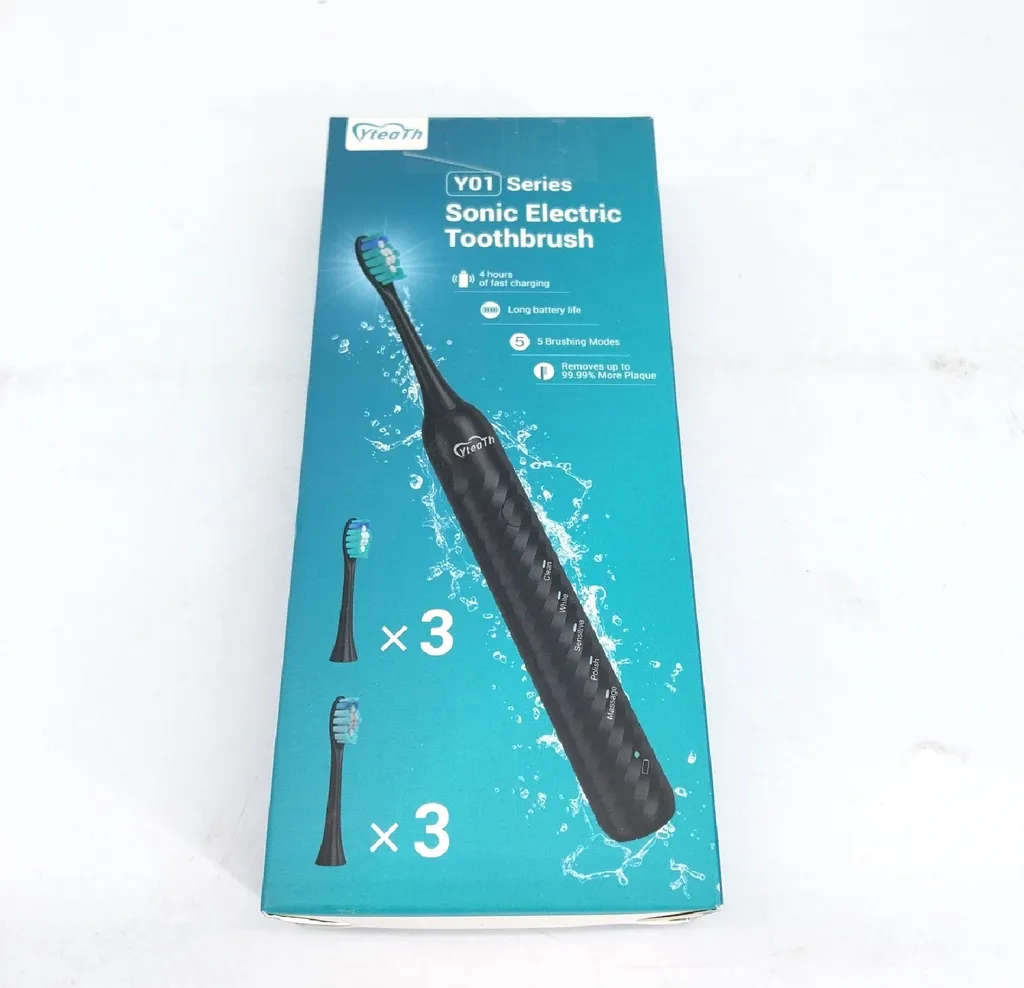 Brosse à dents électrique sonique rechargeable haute autonomie 180 jours