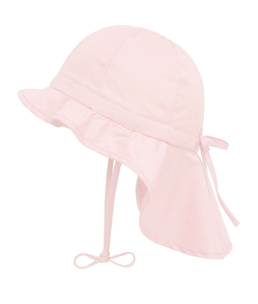 DÖLL® Mädchen Sonnenhut Hut Nackenschutz Mütze Pink 49-55 S 2019 NEU! 