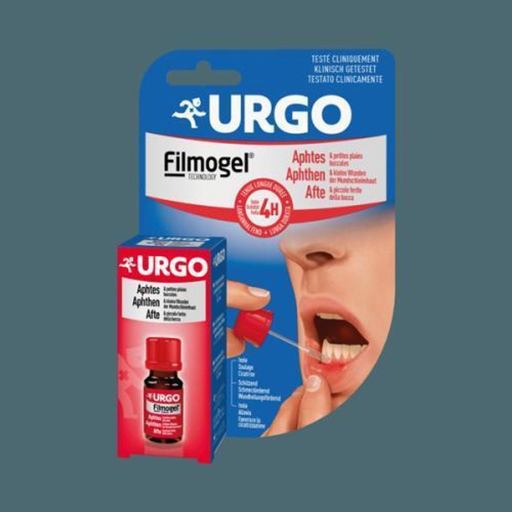 URGO Soluzione per afte per il trattamento di afte e Immagine del prodotto 