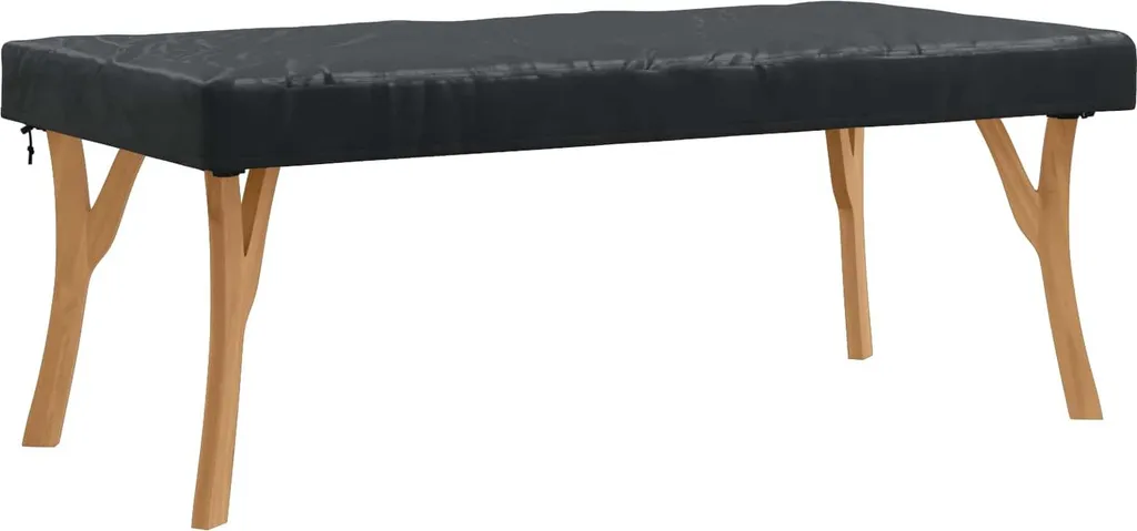 Tovaglia Nera in Tessuto Uni 162x92x15 cm - Pratica ed Elegante per Casa - 2