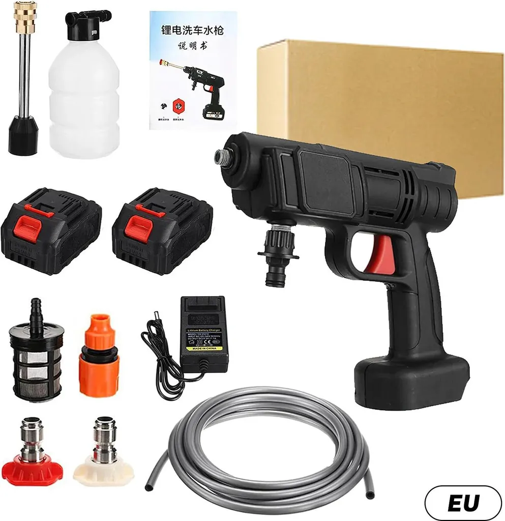 Idropulitrice da Giardino Multifunzione Batteria Doppia Alta Potenza