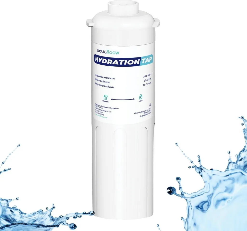 Filtre à eau Aquafloow charbon actif réduction du chlore efficace - 4