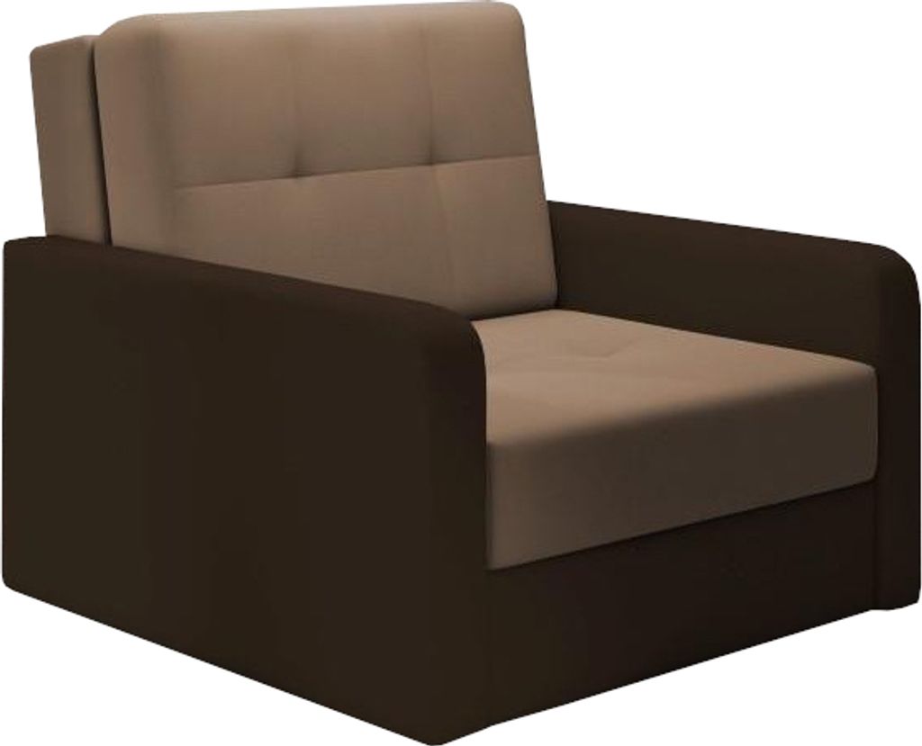 Innovativer Sessel mit Schlaffunktion, Klappsessel, Schlafsessel, klassischer Stil und moderne Lösungen - Sofa Erik I Bahama 06 + Bahama 08 (Braun...