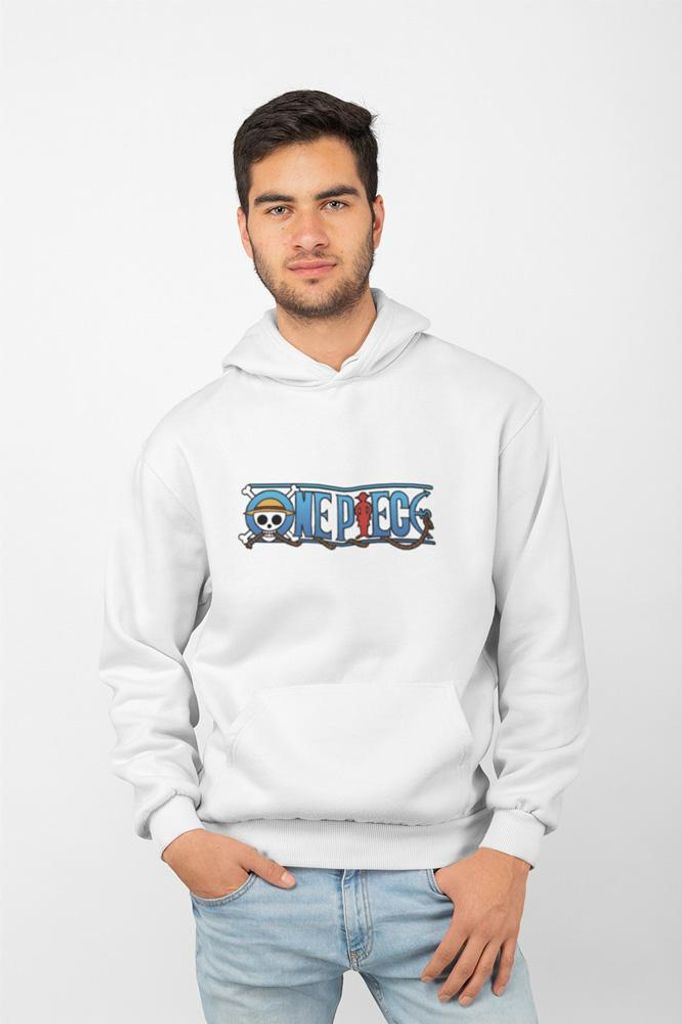 D&B Uni Hoodie MO00039 One Piece Weiß-Größe L