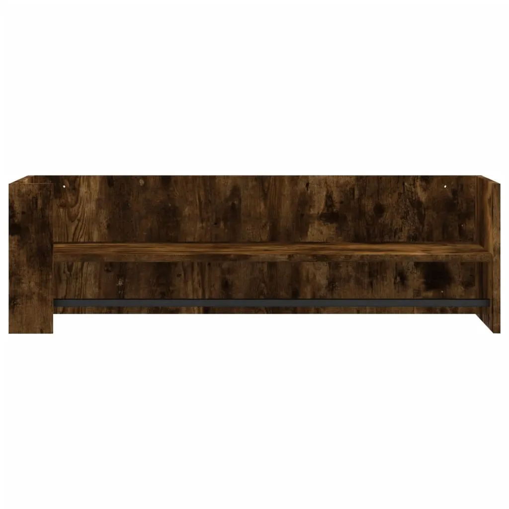 HAKU Scaffale Con Ripiani In Rovere Chiaro E Telaio Metallico Marrone – 105x139x33 Cm, Moderno E Versatile