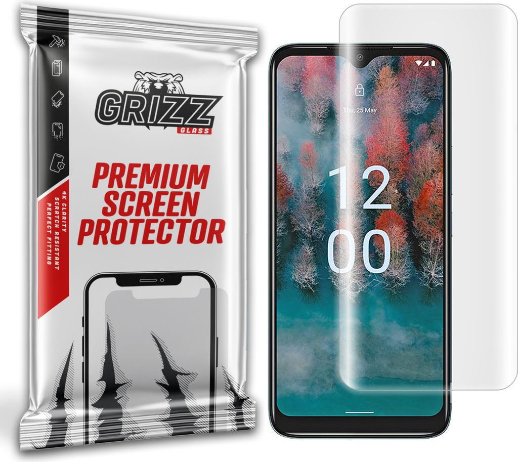 GrizzGlass Hydrogelfolie Hydrofilm für Nokia C12 Pro
