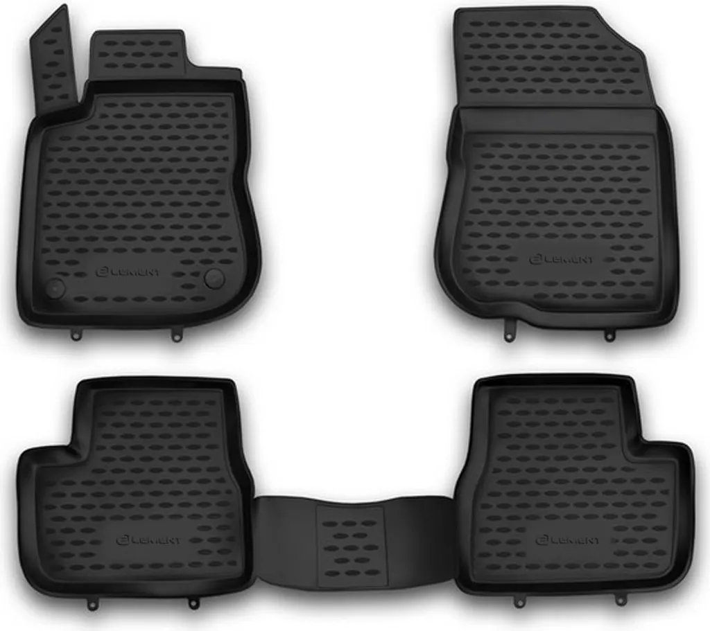Set Tappeti Auto in Gomma Novline per Peugeot 208 (2012-2019) Professionali