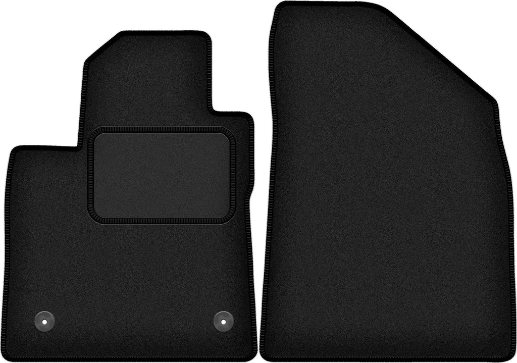 Wielganizator tappetini auto velours anteriori adatto per MG 4 (2022-, hatchback) neri, set 2 pz, con fissaggi