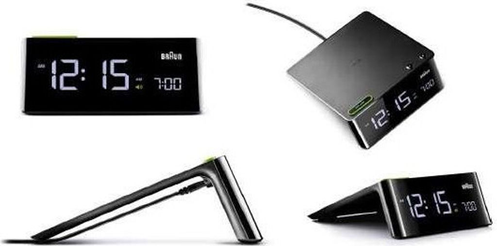Braun BNC 016 BKEU LED Wecker schwarz Produktbild 
