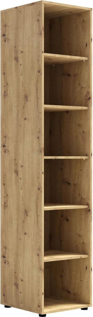 Regal MAXIONE MX-08 Standregal Bücherregal Beischrank 45x205 Bücherregal Modern (Artisan Eiche)