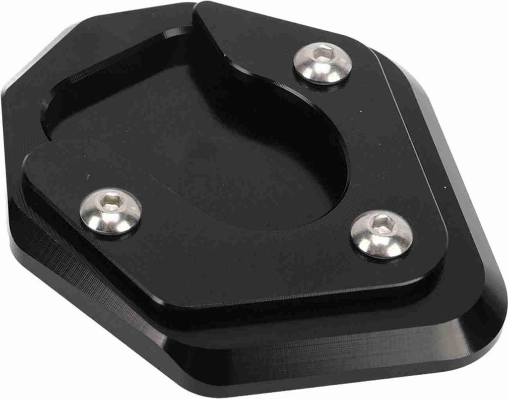 Fußseitenständerverlängerung CNC Aluminium Heavy Duty Fußstütze Ersatz für CFMOTO 800MT 2020-2023 Schwarz