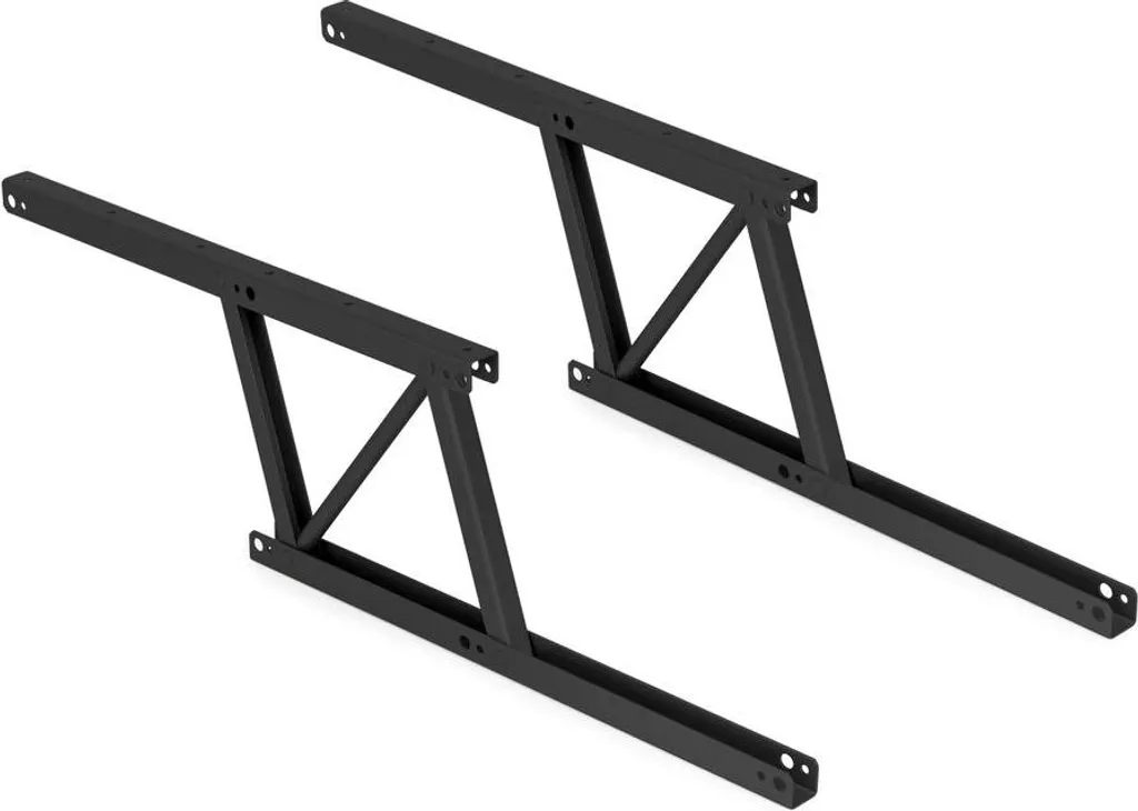 Mécanisme de levage pour table basse relevable - Paire de charnières noir